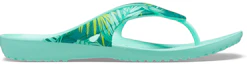 Order (Women) Crocs Kadee II Tropical Flip 'Green' 207263-3U5