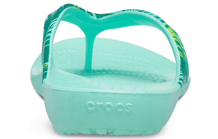 Details for (Women) Crocs Kadee II Tropical Flip 'Green' 207263-3U5