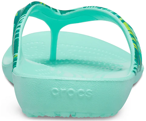 (Women) Crocs Kadee II Tropical Flip 'Green' 207263-3U5 Details for (Women) Crocs Kadee II Tropical Flip 'Green' 207263-3U5