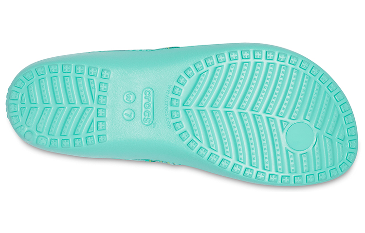 Sizing (Women) Crocs Kadee II Tropical Flip 'Green' 207263-3U5