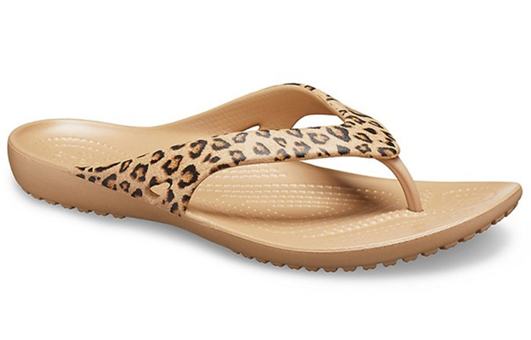 Lookbook (W) Crocs Kadee II Selipar Bercorak Leopard Coklat 206398-98R