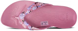 Lookbook (W) 크록스 카디 프린팅 핑크 플립플랍 (Crocs Kadee Printing Pink Flip-Flop) 206190-9A5