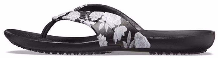 (Women) Crocs Kadee Summer Flip-Flops Black 206190-97J (Women) Crocs Kadee Summer Flip-Flops Black 206190-97J