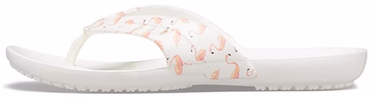 (Women) Crocs Kadee Summer Flip-Flops White 206190-6J0 (Women) Crocs Kadee Summer Flip-Flops White 206190-6J0