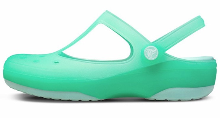 (Women) Crocs Karin Clog Beach Green Sandals 11209-36L Buy (Women) Crocs Karin Clog Beach Green Sandals 11209-36L