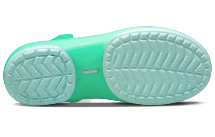 Details for (W) Crocs Karin Zuecos Verdes Playa Sandalias 11209-36L