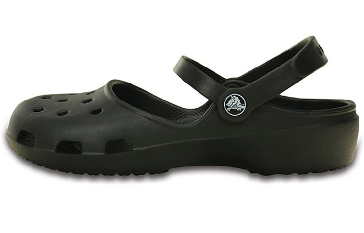 (Women) Crocs Karin Clog Beach Sandals Shoe Black 202494-001
