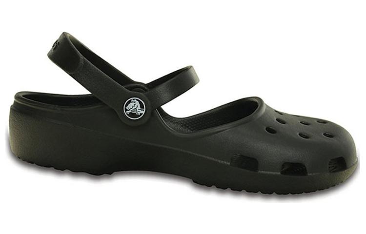 Order (W) Sandal Crocs Karin Clog Pantai Hitam 202494-001