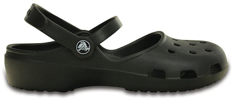 (Women) Crocs Karin Clog Beach Sandals Shoe Black 202494-001 Order (Women) Crocs Karin Clog Beach Sandals Shoe Black 202494-001