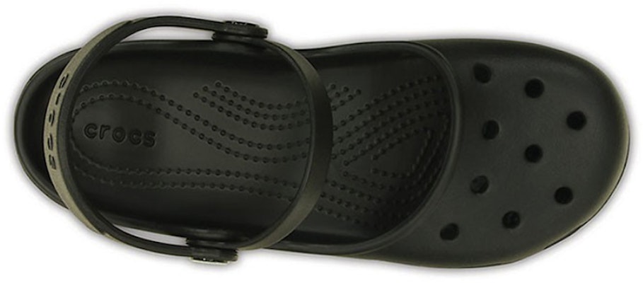 (Women) Crocs Karin Clog Beach Sandals Shoe Black 202494-001 Shop (Women) Crocs Karin Clog Beach Sandals Shoe Black 202494-001
