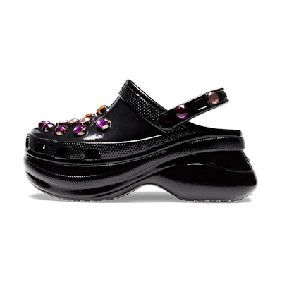 (W) Crocs Kurt Geiger London Classic Clog 'Black'