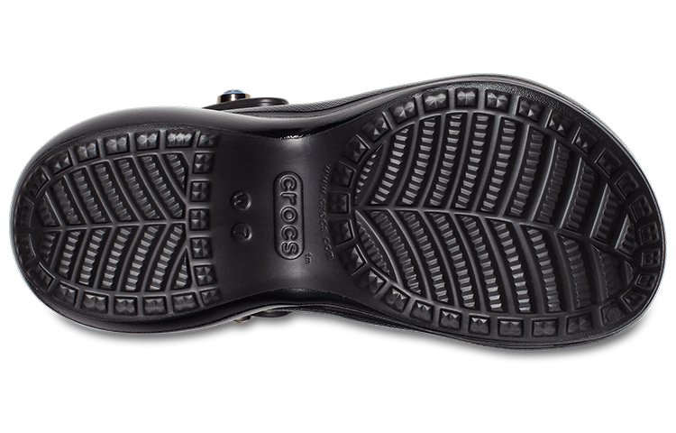 (W) Crocs Kurt Geiger London Classic Clog 'Black' 圖 7