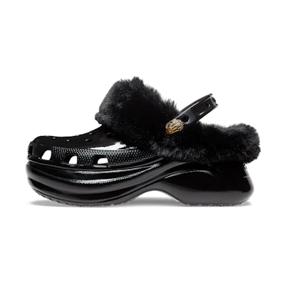 (W) Crocs Kurt Geiger London Classic Clog 'Pure Black'