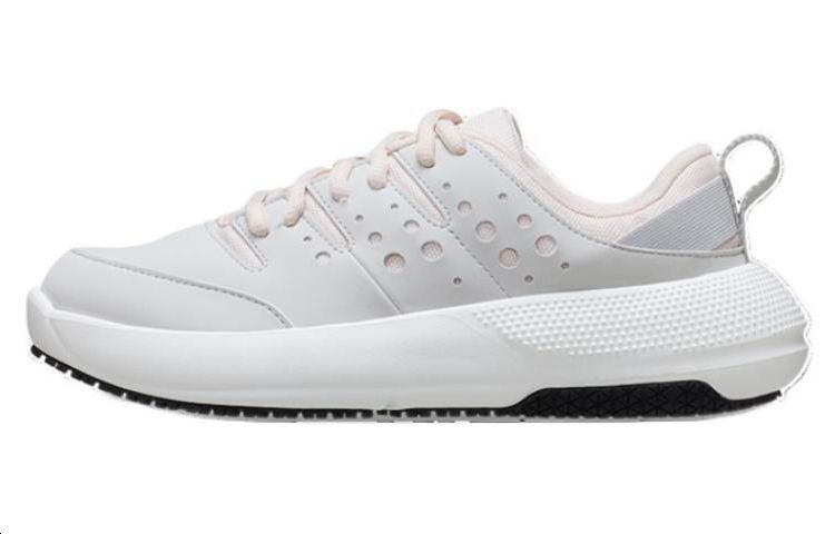(Women) Crocs Leather Casual Low-Top Comfortable Shoes Grey. 209476-1FS