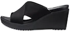 Buy (Women) Crocs Leigh 2 Xstrap Wedge 'Simple Casual Black' 204949-060