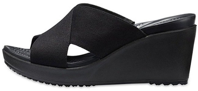 (W) Crocs Leigh 2 交叉带坡跟凉鞋‘休闲简约黑’ 204949-060 Buy (W) Crocs Leigh 2 交叉带坡跟凉鞋‘休闲简约黑’ 204949-060