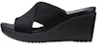(W) Crocs Leigh 2 Xstrap Wedge 'Simple Kasual Hitam' 204949-060