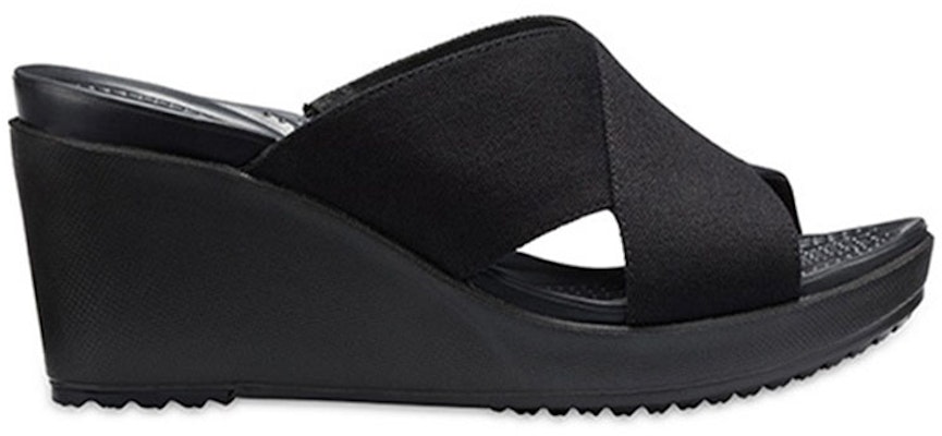 (Women) Crocs Leigh 2 Xstrap Wedge 'Simple Casual Black' 204949-060 Order (Women) Crocs Leigh 2 Xstrap Wedge 'Simple Casual Black' 204949-060