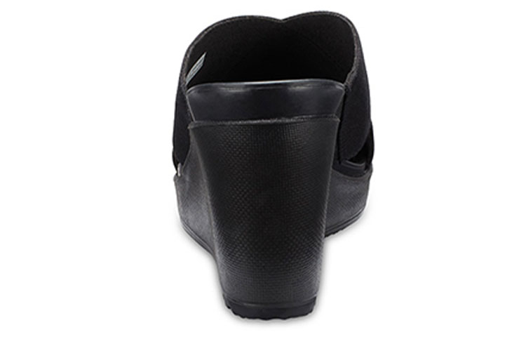 Details for (Women) Crocs Leigh 2 Xstrap Wedge 'Simple Casual Black' 204949-060