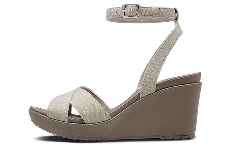 (Women) Crocs Leigh II 'Oatmeal' 204950-14G