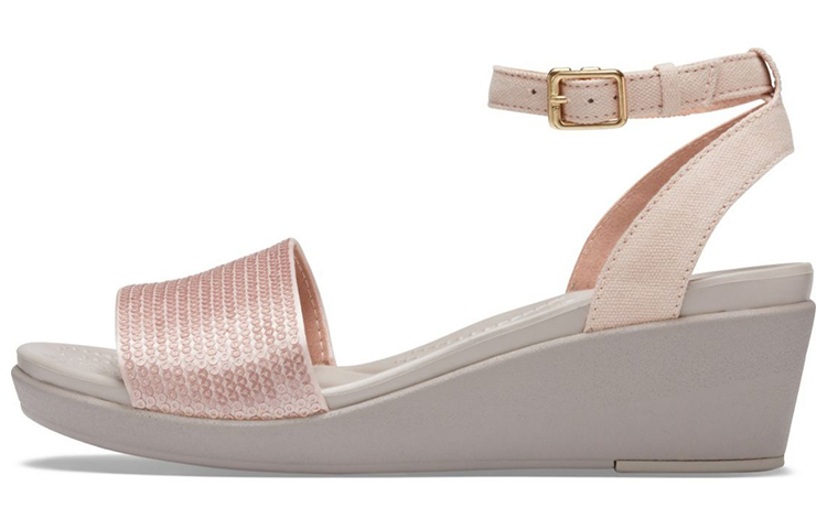 (Women) Crocs Leigh Sandal 'Pink' 206024-6QN