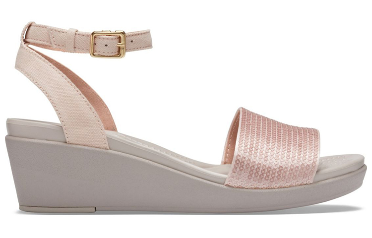 Order (Women) Crocs Leigh Sandal 'Pink' 206024-6QN