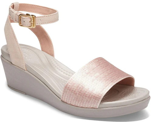 (Women) Crocs Leigh Sandal 'Pink' 206024-6QN Lookbook (Women) Crocs Leigh Sandal 'Pink' 206024-6QN