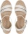 (Women) Crocs Leigh Wedge Sandal 'White Brown' 205750-14G