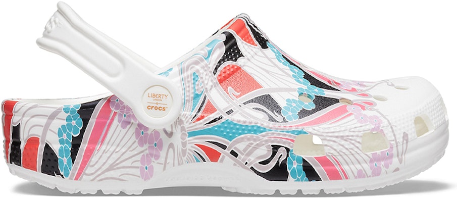 (Women) Crocs Liberty London x Classic Clog 'White Floral' 206447-100 Order (Women) Crocs Liberty London x Classic Clog 'White Floral' 206447-100