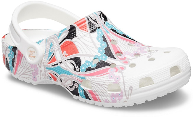 (Women) Crocs Liberty London x Classic Clog 'White Floral' 206447-100 Lookbook (Women) Crocs Liberty London x Classic Clog 'White Floral' 206447-100