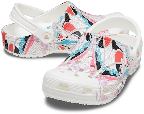 (Women) Crocs Liberty London x Classic Clog 'White Floral' 206447-100 Shop (Women) Crocs Liberty London x Classic Clog 'White Floral' 206447-100