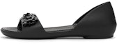 Buy (Women) Crocs Lina Flower Dorsay Flat 'Simplistic Casual Black' 205567-060