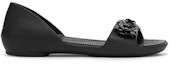 Order (Women) Crocs Lina Flower Dorsay Flat 'Simplistic Casual Black' 205567-060
