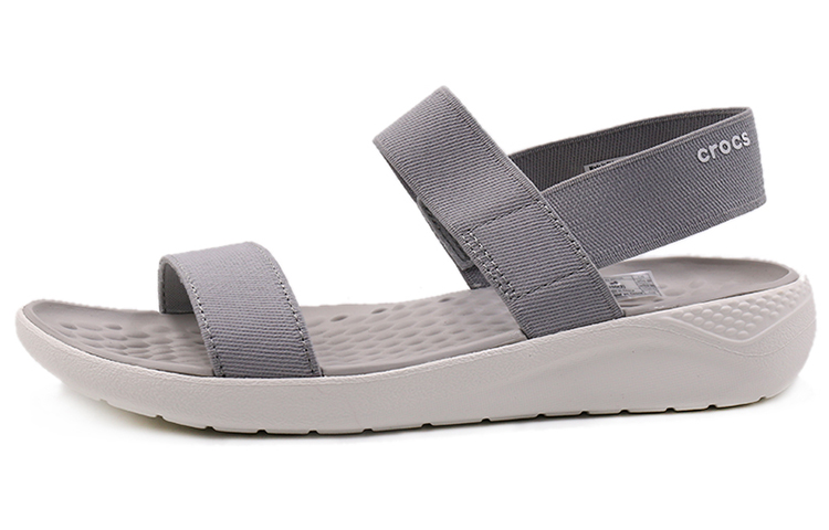 (Women) Crocs Literide 'Light Gray White' 205106-00J