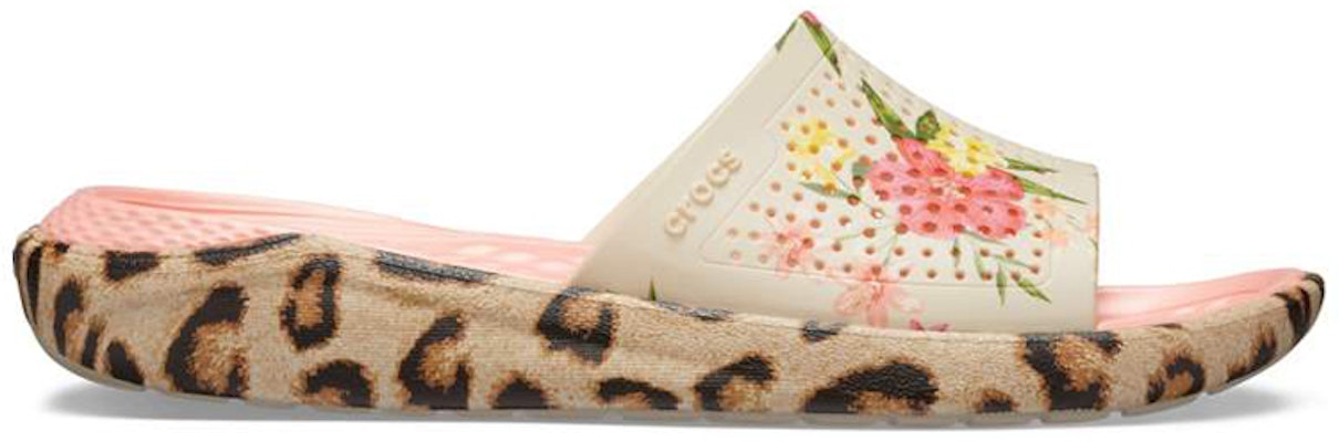 (Women) Crocs LiteRide 'Pink Floral Leopard' 205982-99N Order (Women) Crocs LiteRide 'Pink Floral Leopard' 205982-99N
