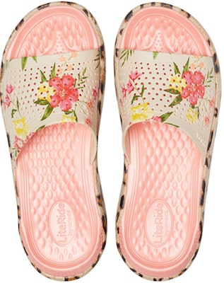 (W) Crocs LiteRide 'Pink Floral Leopard' Bunga Macan Tutul Merah Muda. 205982-99N Purchase (W) Crocs LiteRide 'Pink Floral Leopard' Bunga Macan Tutul Merah Muda. 205982-99N