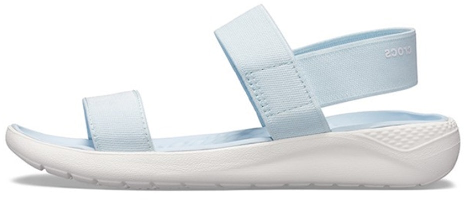 (Women) Crocs LiteRide Blue Sandals 205106-4KA Buy (Women) Crocs LiteRide Blue Sandals 205106-4KA