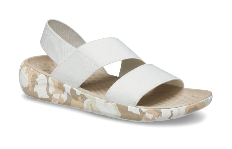 Lookbook (Women) Crocs LiteRide Clog 'White Camo Print' 207285-1CN