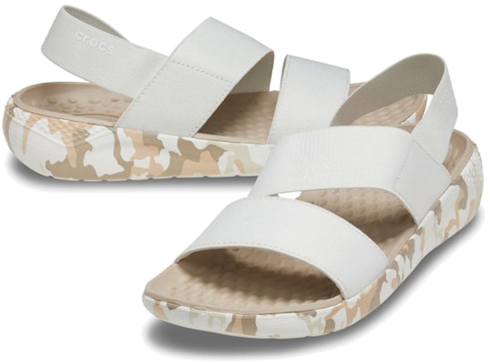 (Women) Crocs LiteRide Clog 'White Camo Print' 207285-1CN Shop (Women) Crocs LiteRide Clog 'White Camo Print' 207285-1CN
