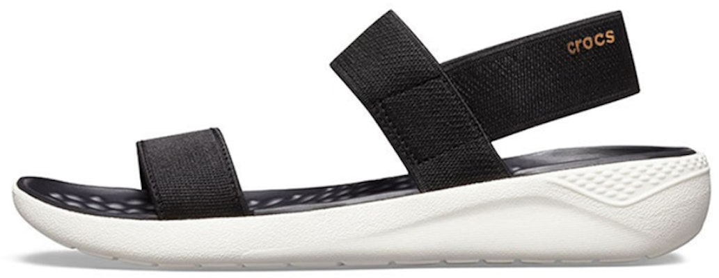 (Women) Crocs LiteRide Fashion Black Sandals 205106-066 Buy (Women) Crocs LiteRide Fashion Black Sandals 205106-066