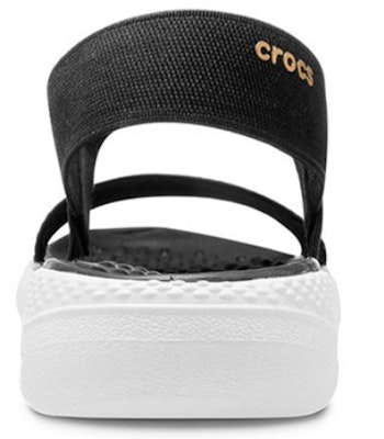 (W) Crocs LiteRide Sandal Fesyen Hitam 205106-066 Lookbook (W) Crocs LiteRide Sandal Fesyen Hitam 205106-066
