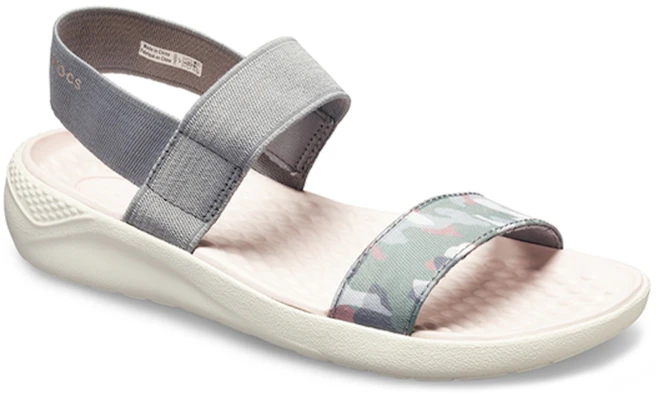 (W) Sandal Crocs Literide Grafis 'Abu-Abu' 205375-0E9 Lookbook (W) Sandal Crocs Literide Grafis 'Abu-Abu' 205375-0E9