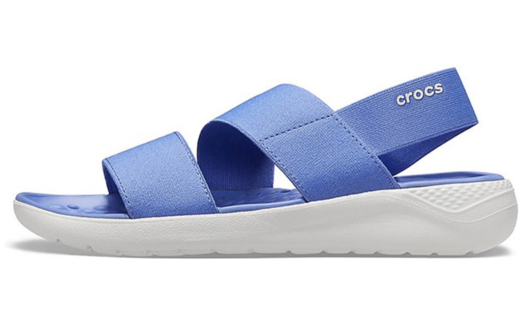 (Women) Crocs LiteRide Lightweight Sky Blue Sandals 206081-4SE