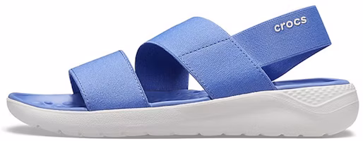 (Women) Crocs LiteRide Lightweight Sky Blue Sandals 206081-4SE (Women) Crocs LiteRide Lightweight Sky Blue Sandals 206081-4SE