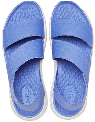 (W) Crocs LiteRide Sandales Légères Bleu Ciel 206081-4SE Shop (W) Crocs LiteRide Sandales Légères Bleu Ciel 206081-4SE