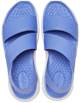 (W) Crocs LiteRide 轻便天蓝色凉鞋 206081-4SE Shop (W) Crocs LiteRide 轻便天蓝色凉鞋 206081-4SE