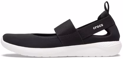 (Women) Crocs LiteRide Mary Jane 'Black Casual' 206082-066 (Women) Crocs LiteRide Mary Jane 'Black Casual' 206082-066