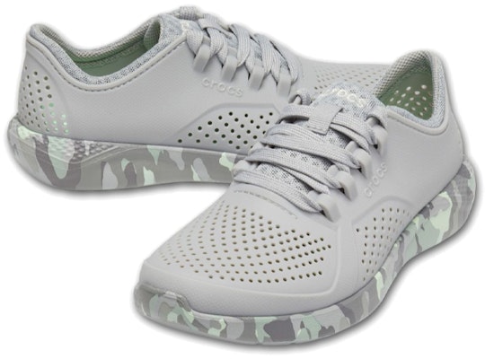 (Women) Crocs LiteRide Pacer 'Camo Grey' 206494-0GI Shop (Women) Crocs LiteRide Pacer 'Camo Grey' 206494-0GI
