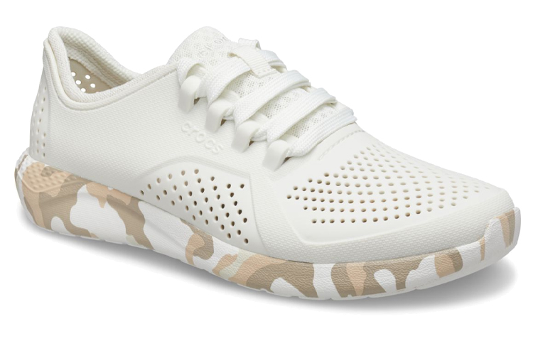 Lookbook (W) Crocs LiteRide Pacer '印花迷彩白色' 206494-1CN