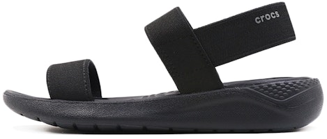 (Women) Crocs LiteRide Sandal 'Black' 205106-060 (Women) Crocs LiteRide Sandal 'Black' 205106-060